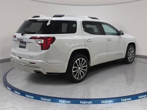 White Frost Tri-Coat 2023 GMC Acadia Denali