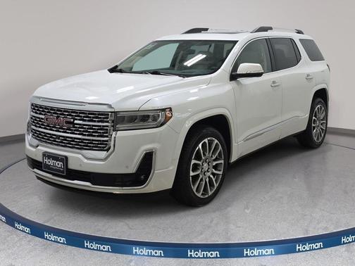 White Frost Tri-Coat 2023 GMC Acadia Denali