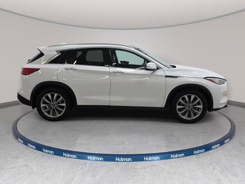 Lunar White 2020 INFINITI QX50 Luxe