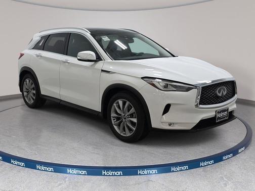 Lunar White 2020 INFINITI QX50 Luxe