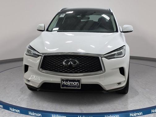 Lunar White 2020 INFINITI QX50 Luxe