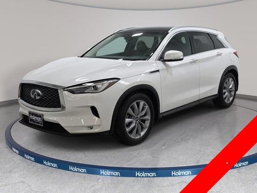 Lunar White 2020 INFINITI QX50 Luxe
