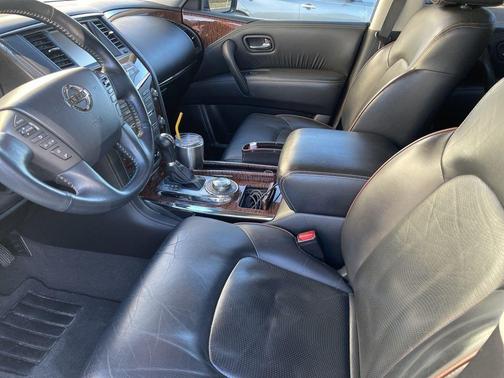 White 2017 Nissan Armada Platinum