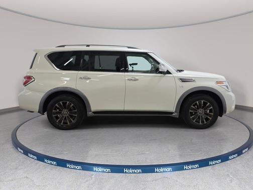White 2017 Nissan Armada Platinum