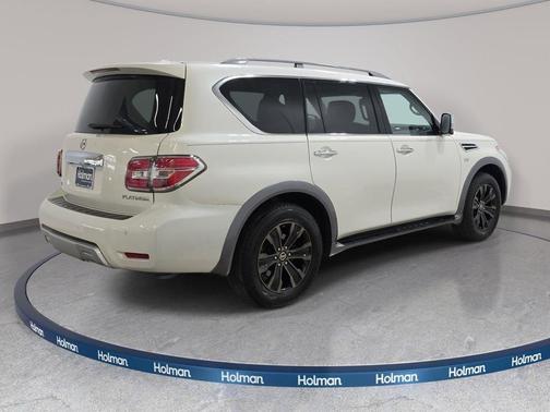 White 2017 Nissan Armada Platinum