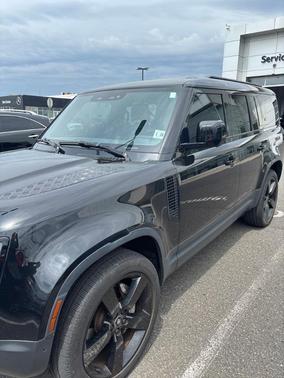 Santorini Black 2023 Land Rover Defender S