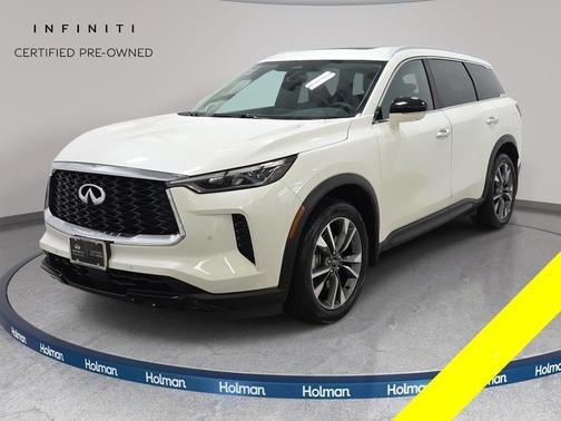 Majestic White 2023 INFINITI QX60 Luxe