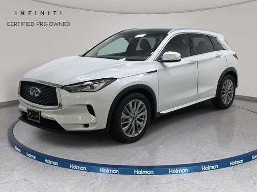 Radiant White 2023 INFINITI QX50 Luxe