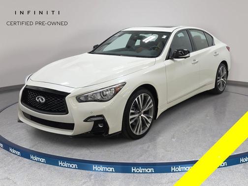 Majestic White 2024 INFINITI Q50 SENSORY