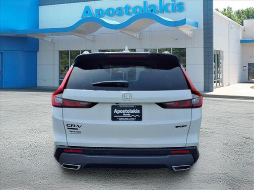 Platinum White 2026 Honda CR-V Hybrid Sport-L