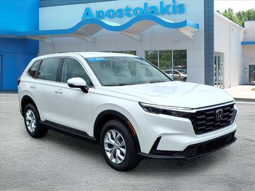 Platinum White 2024 Honda CR-V LX