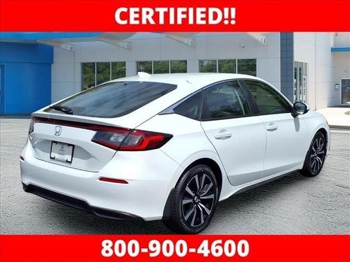 Platinum White 2023 Honda Civic EX-L
