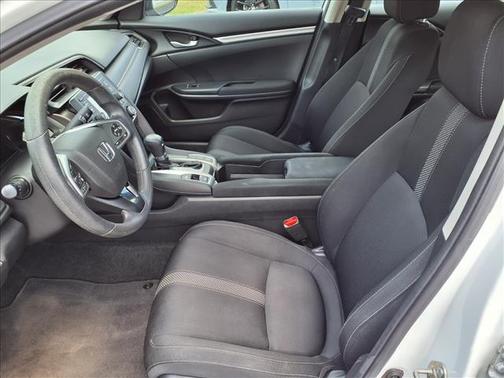 White 2019 Honda Civic LX