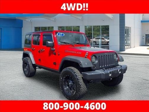 Red 2017 Jeep Wrangler Unlimited Sport