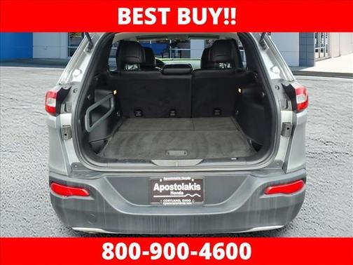 Silver 2016 Jeep Cherokee Limited