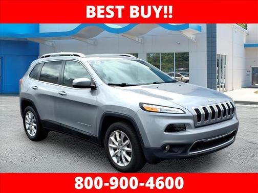Silver 2016 Jeep Cherokee Limited