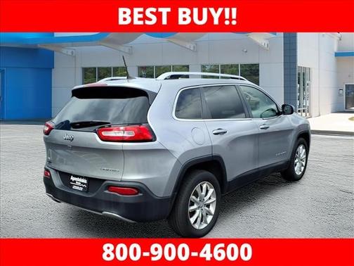 Silver 2016 Jeep Cherokee Limited