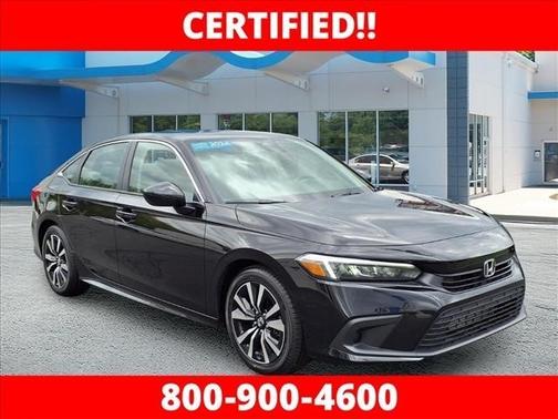 Crystal Black 2024 Honda Civic EX