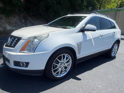 White 2014 Cadillac SRX Premium Collection