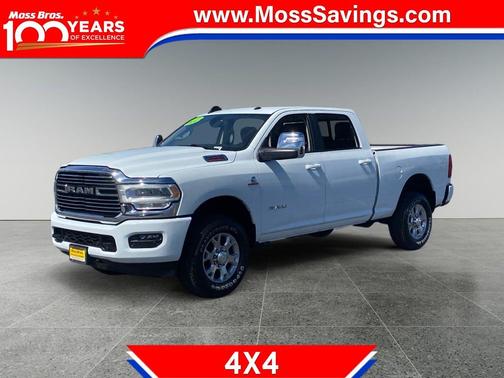 Bright White Clearcoat 2024 RAM 2500 Laramie Crew Cab 4x4 6'4' Box
