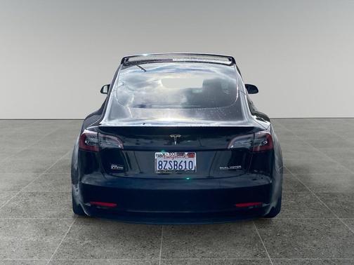 Solid Black 2022 Tesla Model 3 Performance