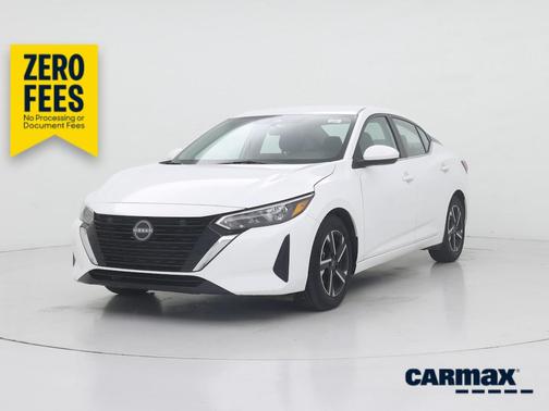 White 2025 Nissan Sentra SV
