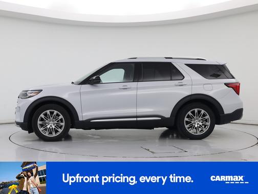 Blue 2025 Ford Explorer Platinum