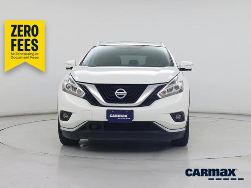 White 2015 Nissan Murano Platinum
