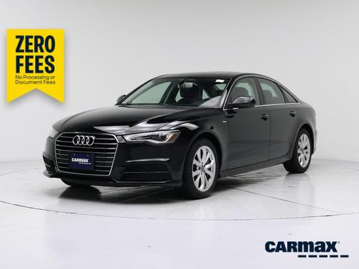 Black 2018 Audi A6 Premium