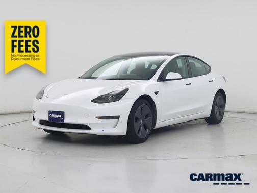 White 2022 Tesla Model 3