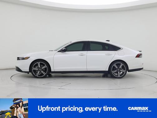 White 2023 Honda Accord Hybrid Sport