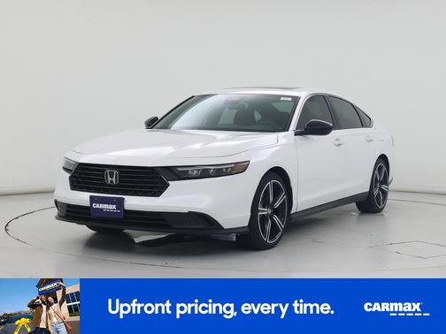 White 2023 Honda Accord Hybrid Sport