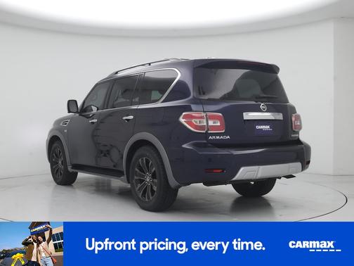 Blue 2017 Nissan Armada Platinum