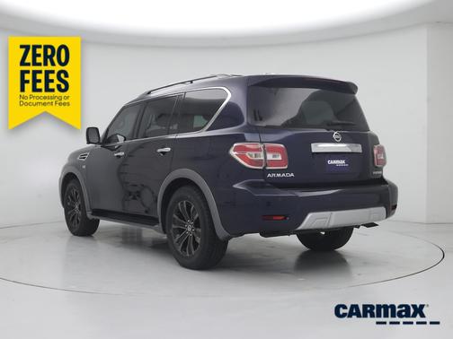 Blue 2017 Nissan Armada Platinum