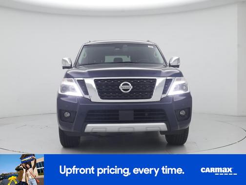 Blue 2017 Nissan Armada Platinum