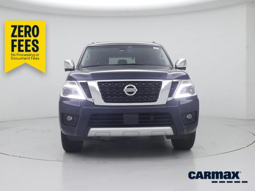 Blue 2017 Nissan Armada Platinum