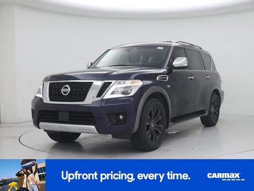 Blue 2017 Nissan Armada Platinum