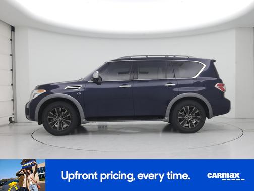 Blue 2017 Nissan Armada Platinum
