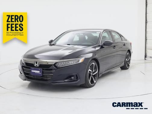 Black 2022 Honda Accord Sport