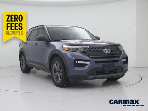 Blue 2021 Ford Explorer XLT