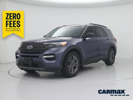 Blue 2021 Ford Explorer XLT