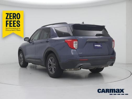 Blue 2021 Ford Explorer XLT