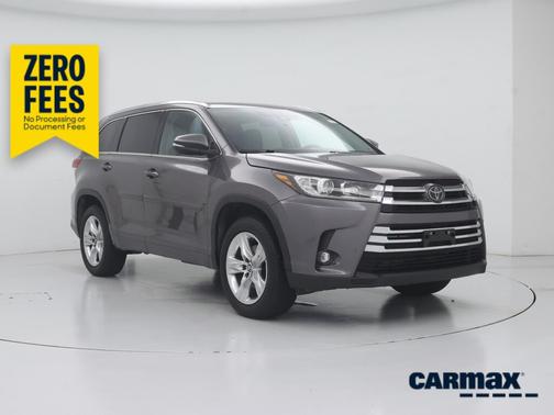 Gray 2019 Toyota Highlander Limited
