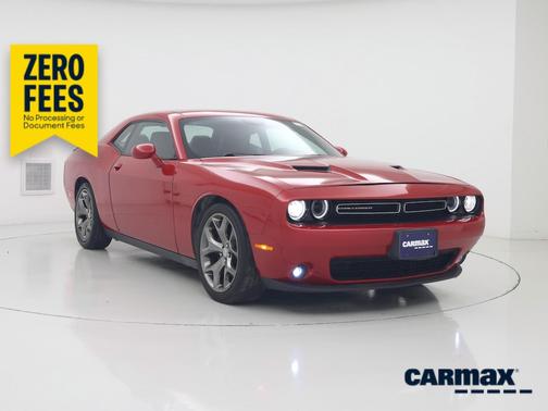 Red 2016 Dodge Challenger SXT Plus