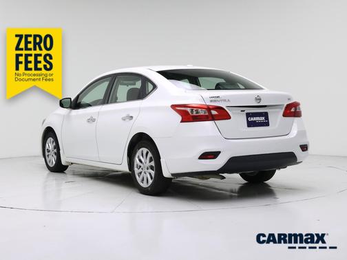 White 2017 Nissan Sentra SV