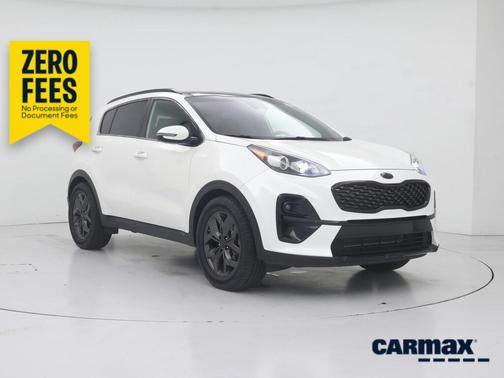 White 2021 Kia Sportage S