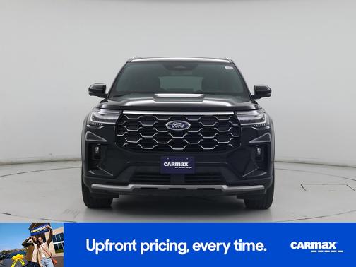 Black 2025 Ford Explorer Platinum