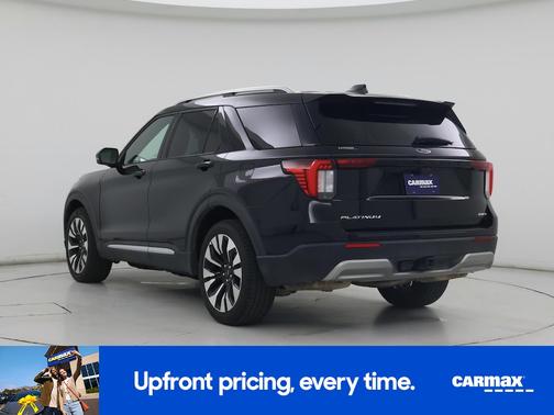Black 2025 Ford Explorer Platinum