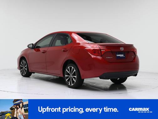 Red 2017 Toyota Corolla SE
