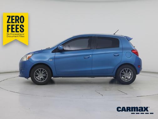 Blue 2015 Mitsubishi Mirage DE